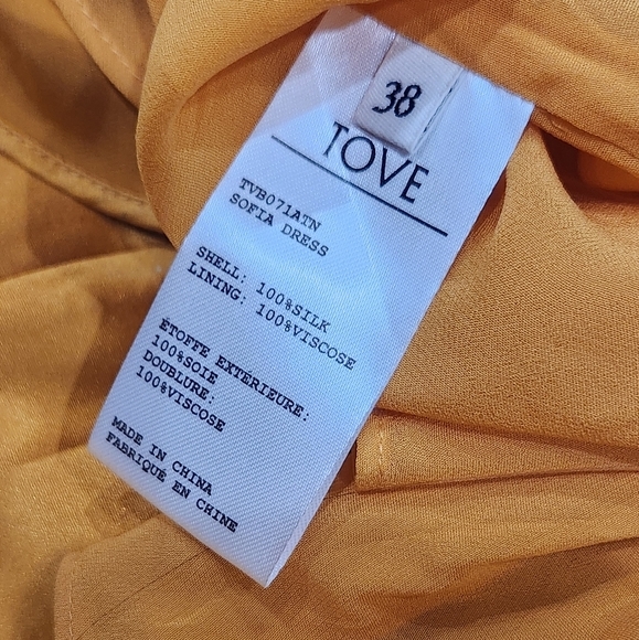 TOVE SOFIA SILK MIDI DRESS 6 - Picture 15 of 16